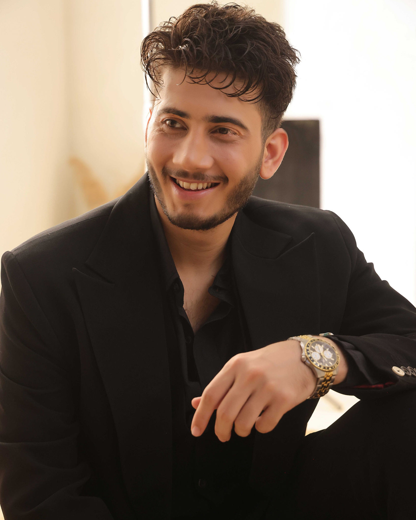 Crisp Line Black 3 Piece Tuxedo