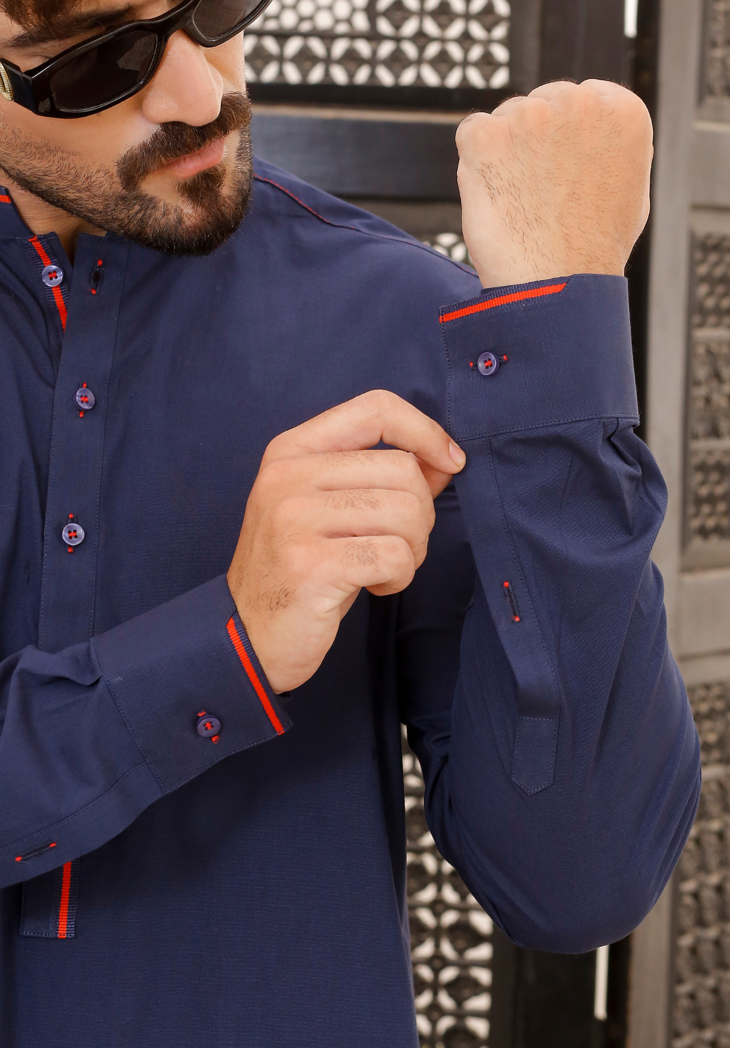 ER 792 Navy Blue Kurta Pajama