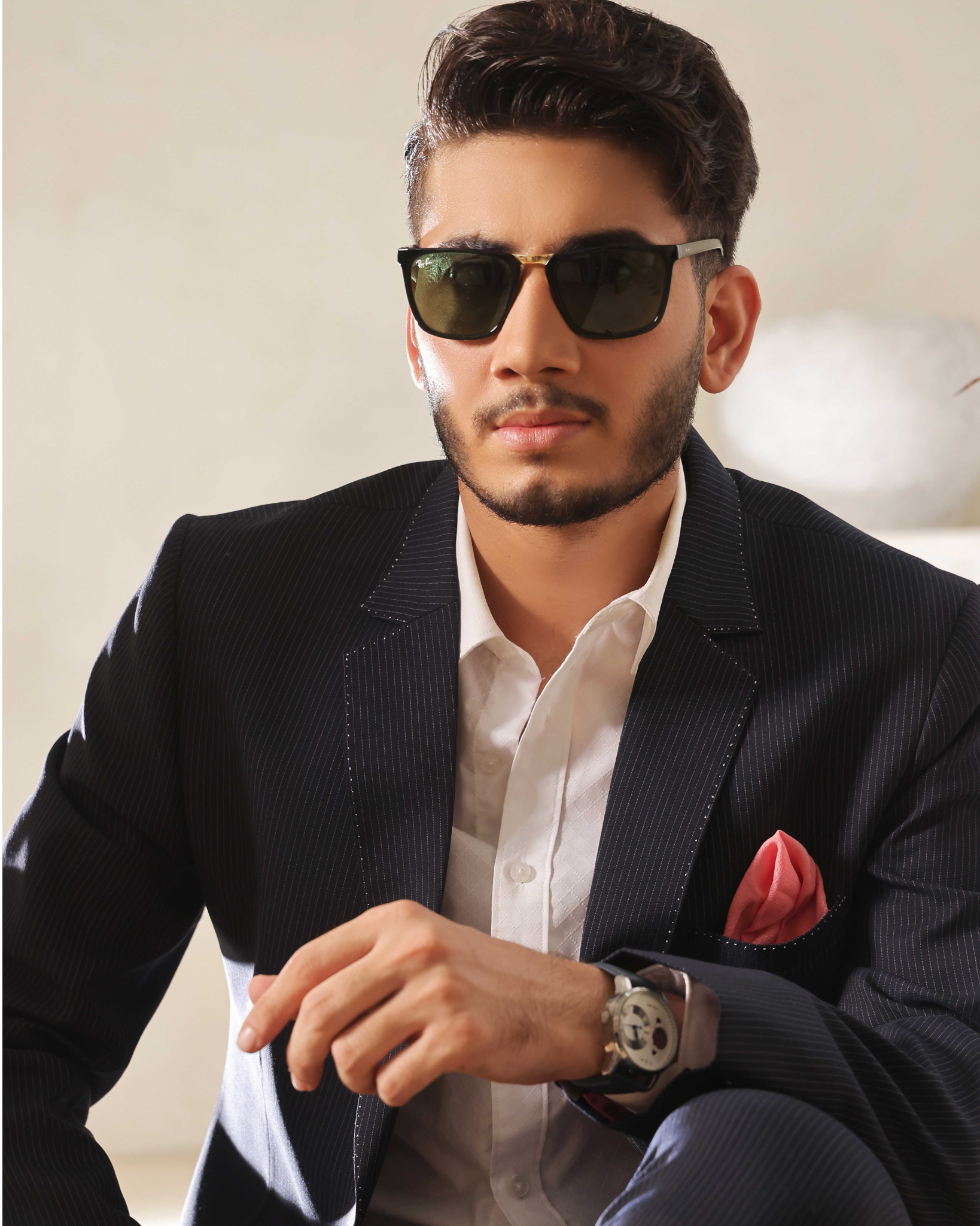 Navy Blue Formal Republic 2 Piece Suit