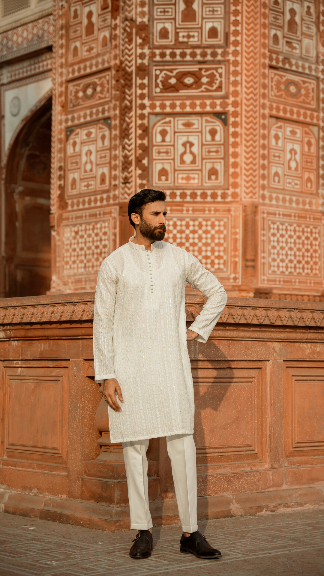 MR 72 Mirror Work Kurta Pajama For Men