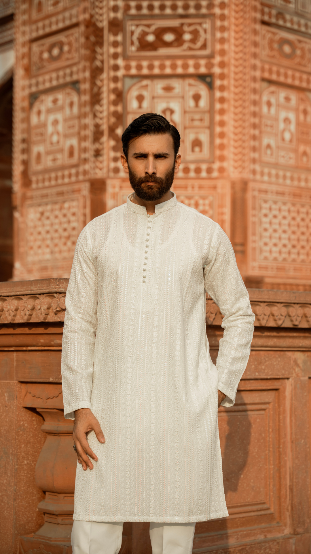 MR 72 Mirror Work Kurta Pajama For Men