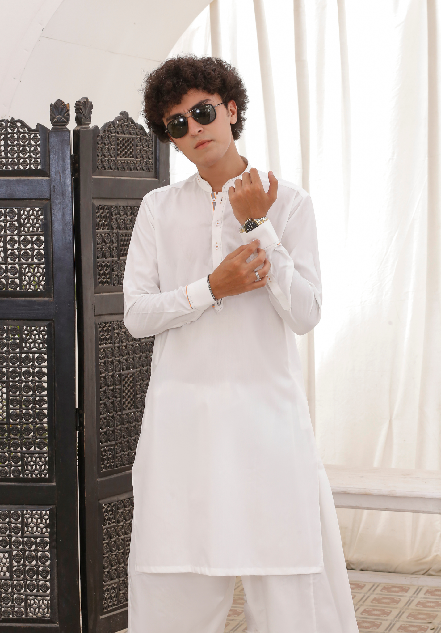 ER 791 White Shalwar Kameez