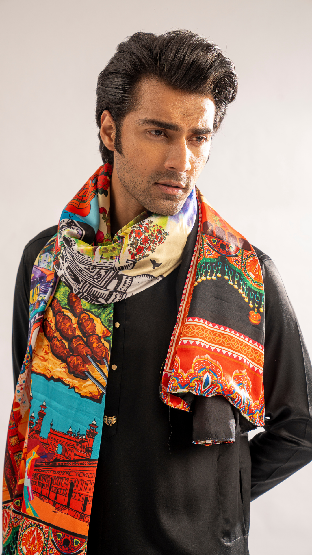 SH 13 Men's Shawl Mehfili Odhni