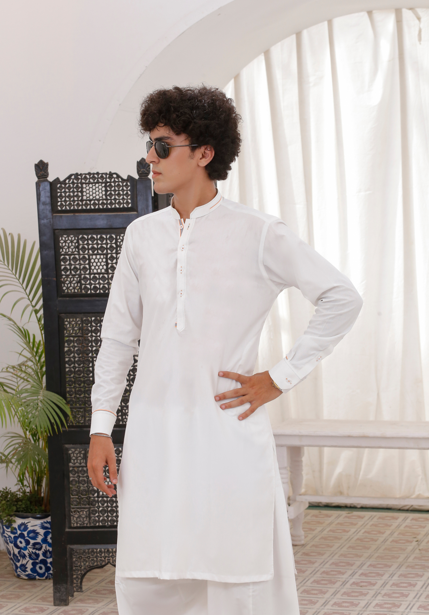 ER 791 White Shalwar Kameez