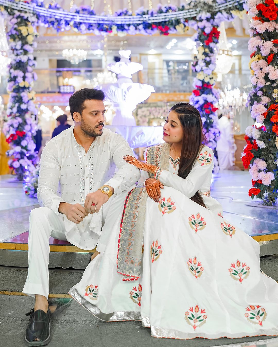 Pakistani Nikah Groom Outfit | Laraib & Kashaf Ansari in Classic Kurta Pajama