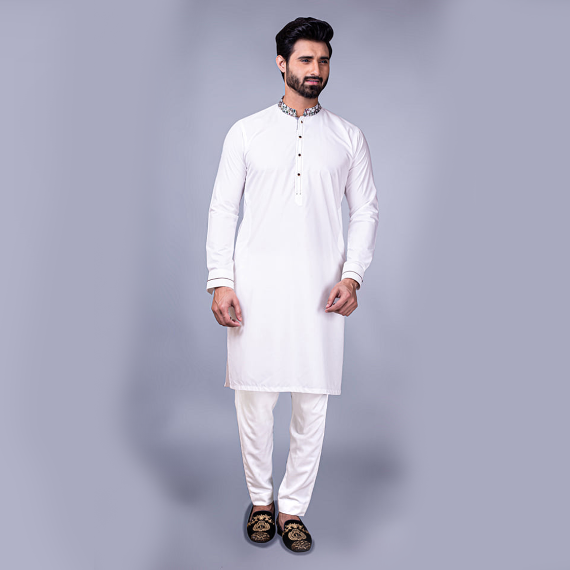ER 219 Off White Men Kameez Pajama