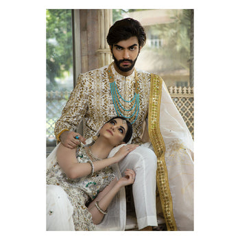 Salt of the Earth Groom Sherwani For Men